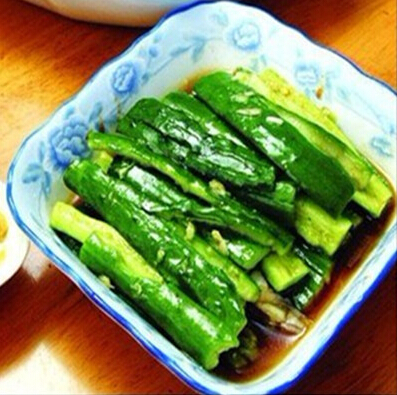 蒜泥拌黄瓜