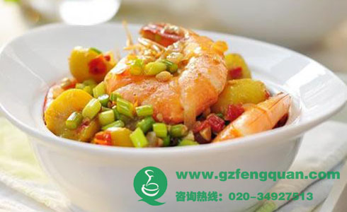 鲜虾烧板栗
